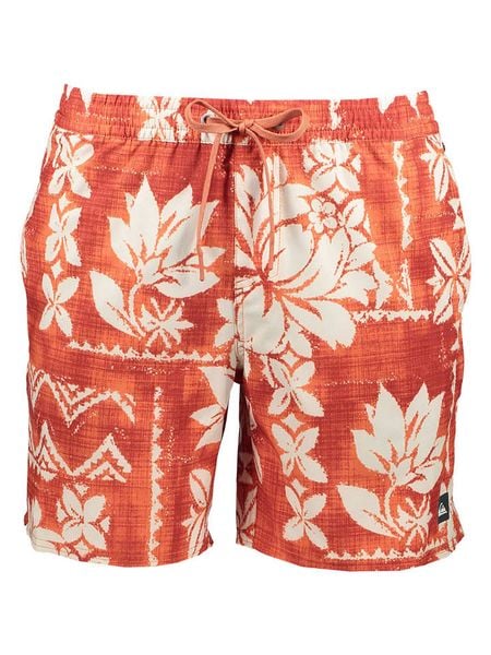 Quiksilver Szorty kąpielowe "Roots Volley" w kolorze pomarańczowym rozmiar: XL. Pomarańczowe kąpielówki Quiksilver, xl, bez wzorów. Za 133.60 zł.