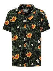 Sublevel Koszula w kolorze zielono-pomarańczowo-czarnym rozmiar: S. Czarne koszule Sublevel, s, bez wzorów, z wiskozy, bez kołnierzyka, bez ramiączek. Za 61.17 zł.