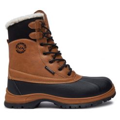 Trekkingi Vertigo Alpes. Brązowe botki sznurowane Vertigo Alpes, bez wzorów, bez obcasa, bez zapięcia. Za 479.99 zł.