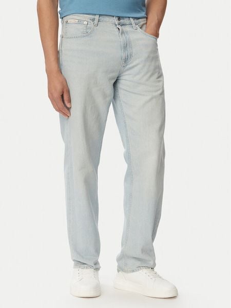 Calvin Klein Jeans Jeansy 90S LV04RG701G Niebieski jasny Straight Fit. Niebieskie jeansy Calvin Klein Jeans, m. Za 409.99 zł.