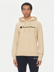 Champion Bluza 220726 Beżowy Regular Fit. Brązowe bluzy Champion, m, bez wzorów, z bawełny, bez kaptura. Za 159.99 zł.