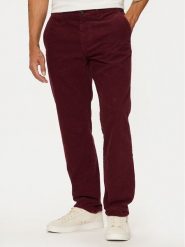 Tommy Hilfiger Spodnie materiałowe MW0MW32932 Bordowy Regular Fit. Czerwone spodnie materiałowe Tommy Hilfiger, m, bez wzorów, z materiału. Za 339.99 zł.