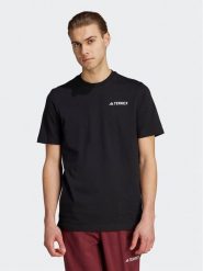 Adidas T-Shirt II6060 Czarny Regular Fit. Czarne t-shirty sportowe Adidas, bez wzorów, z bawełny, bez ramiączek, trekkingowe. Za 99.99 zł.