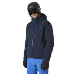 Kurtka narciarska Helly Hansen Alpha Lifalfolt. Niebieskie kurtki narciarskie i snowboardowe Helly Hansen, m, bez wzorów, narciarskie. W wyprzedaży za 2,043.50 zł.
