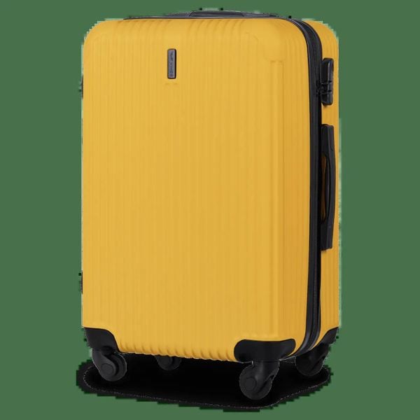 DUŻA WALIZKA WINGS EGRET 2.0 28" YELLOW. Czarne walizki Wings, bez wzorów, z materiału, duże. Za 249.90 zł.