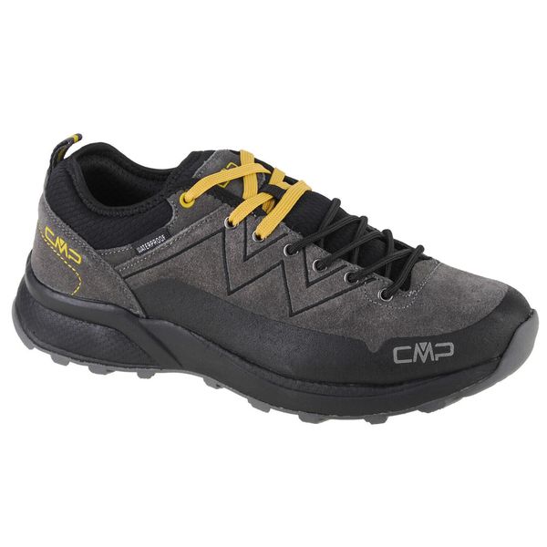 Buty trekkingowe męskie, CMP Kaleepso Low Hiking. Czarne buty turystyczne CMP, bez wzorów, z materiału, przed kostkę, bez zapięcia, outdoorowe. Za 269.99 zł.