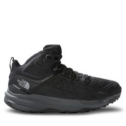 Trekkingi The North Face. Czarne botki sznurowane The North Face, bez wzorów, bez obcasa, bez zapięcia. Za 499.99 zł.
