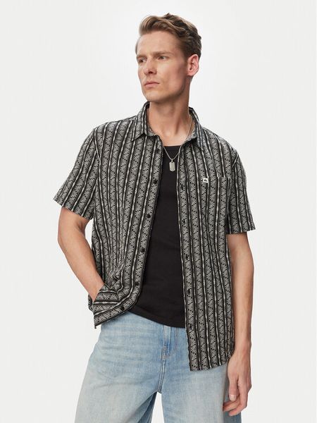 Quiksilver Koszula Street Way EQYWT04608 Czarny Regular Fit. Czarne koszule Quiksilver, m, bez wzorów, z bawełny, bez kołnierzyka, bez ramiączek. Za 299.99 zł.