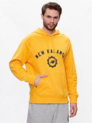 New Balance Bluza Dukserica Sport Seasonal French Terry MT31901 Żółty Relaxed Fit. Żółte bluzy New Balance, m, bez wzorów, z syntetyku, bez kaptura. Za 149.99 zł.