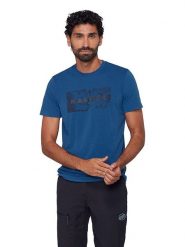 Mammut Koszulka funkcyjna "Trovat" w kolorze granatowym rozmiar: M. Niebieskie t-shirty sportowe Mammut, bez wzorów, z materiału, bez ramiączek, outdoorowe. Za 139.95 zł.