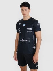 4F Koszulka meczowa replika domowa z sezonu 2024/25 męska 4F x Czarni Radom - multikolor XL. Czarne t-shirty 4F, m, bez wzorów, z dzianiny, bez kołnierzyka, bez ramiączek. Za 149.99 zł.