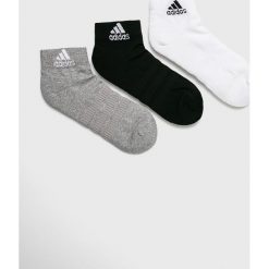 Adidas Performance - Skarpety (3 pack). Szare skarpety adidas Performance, bez wzorów, z bawełny. Za 39.90 zł.