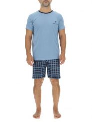 Pierre Cardin Piżama w kolorze niebieskim rozmiar: S. Niebieskie piżamy Pierre Cardin, s, bez wzorów, bez ramiączek. Za 56.99 zł.