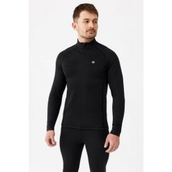 Bluza męska termoaktywna Rough Radical Merino Xtreme. Czarne bielizna termoaktywna ROUGH RADICAL, m, bez wzorów, z wełny, bez ramiączek, trekkingowe. W wyprzedaży za 237.15 zł.
