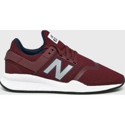 New Balance - Buty MS247FG. Brązowe buty sportowe casual New Balance, bez wzorów, z gumy, z okrągłym noskiem, bez zapięcia. W wyprzedaży za 299.90 zł.