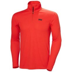 Bluza 1/2 zip Helly Hansen HP 2.0. Czerwone bluzy Helly Hansen, l, bez wzorów, bez kaptura. Za 219.99 zł.