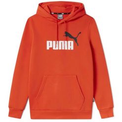 Bluza Puma Ess+ 2 Z Dużym Logo Bluza Fl Dorosłych. Czerwone bluzy bez kaptura Puma, s, bez wzorów, bez kaptura. W wyprzedaży za 182.60 zł.