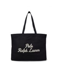 Polo Ralph Lauren Torba 405962436001 Czarny. Czarne torby na ramię Polo Ralph Lauren, bez wzorów, z materiału, na ramię, bez dodatków. Za 239.99 zł.