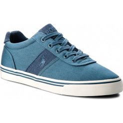 Tenisówki POLO RALPH LAUREN - Hanford 816688415004 Chmbry Blu. Czarne trampki marki Polo Ralph Lauren, z materiału. W wyprzedaży za 259.00 zł.