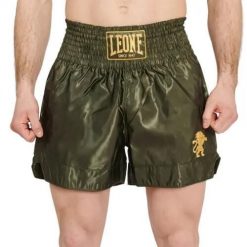 Szorty bokserskie Montana Basic 2. Zielone szorty LEONE 1947, bez wzorów, sportowe. Za 149.99 zł.