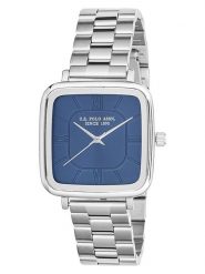 U.S. Polo Assn. Zegarek kwarcowy w kolorze srebrno-niebieskim rozmiar: onesize. Szare, analogowe zegarki U.S. Polo Assn., metalowe. Za 239.99 zł.