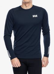 Bluza termoaktywna męska Helly Hansen LIFA Active Crew. Niebieskie bielizna termoaktywna Helly Hansen, m, bez wzorów, z materiału, bez ramiączek, snowboardowy. Za 333.50 zł.