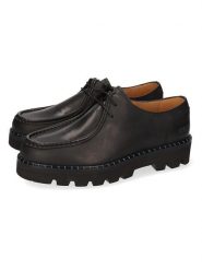 MELVIN & HAMILTON Skórzane trzewiki "Brody 2" w kolorze czarnym rozmiar: 43. Czarne botki sznurowane Melvin & Hamilton, bez wzorów, bez obcasa, bez zapięcia. Za 469.99 zł.