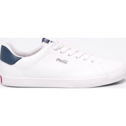 Coca-Cola Shoes - Buty. Białe buty sportowe casual Coca-Cola Shoes, bez wzorów, z gumy. W wyprzedaży za 139.90 zł.