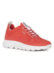 Geox Sneakersy w kolorze czerwonym rozmiar: 37. Różowe buty sportowe casual Geox, bez wzorów, z gumy, bez zapięcia. Za 220.12 zł.