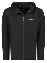 Geographical Norway Kurtka polarowa "Tugood" w kolorze czarnym rozmiar: M. Czarne kurtki Geographical Norway, m, bez wzorów, z polaru, bez kaptura. Za 69.42 zł.