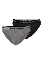 Slipy męskie U-ROBUST. Szare slipki Volcano, m, bez wzorów, z bawełny. Za 69.99 zł.