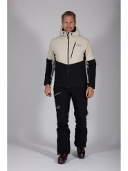 Maul Sport Kurtka narciarska "Hochkönig II MTX 20.0" w kolorze czarno-beżowym rozmiar: 60. Brązowe kurtki narciarskie i snowboardowe Maul Sport, bez wzorów, z materiału, bez kaptura. Za 652.99 zł.