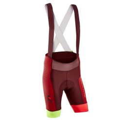 Spodenki na rower MTB XC MARATHON. Czerwone spodenki rowerowe ROCKRIDER, l, bez wzorów, z bawełny, na fitness i siłownię. Za 179.99 zł.