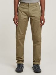 G-Star Spodnie w kolorze khaki rozmiar: W33/L32. Brązowe spodnie materiałowe G-Star, na co dzień, l, bez wzorów, z materiału, retro. Za 257.31 zł.