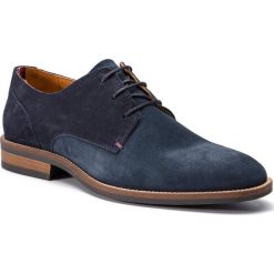 Półbuty TOMMY HILFIGER - Essential Suede Mix Shoe FM0FM02101 Midnight 403. Eleganckie półbuty marki Tommy Hilfiger. Za 649.00 zł.