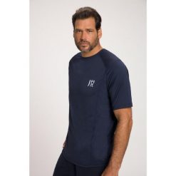 Męska Koszulka funkcyjna FLEXNAMIC® fitness rękaw 1/2 QuickDry. Niebieskie bluzki z długim rękawem JAY-PI, m, bez wzorów, z elastanu, bez kołnierzyka, bez ramiączek. Za 139.99 zł.
