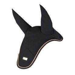 Czapka z muchą dla koni Horka Deluxe. Czarne krawaty i muchy HORKA, bez wzorów, z tkaniny. Za 177.50 zł.