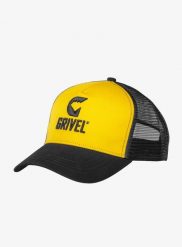 Czapka z daszkiem Grivel Trucker Cap Logo - yellow. Żółte czapki z daszkiem Grivel, na lato, bez wzorów. Za 105.59 zł.