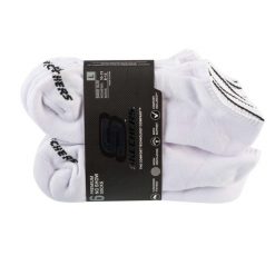 Skarpetki sportowe dla dorosłych 6pk Unisex 1/2 Terry Crew. Białe skarpetki sportowe Skechers, bez wzorów, z bawełny. Za 59.99 zł.
