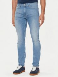 Mustang Jeansy Frisco 1015116 Niebieski Skinny Fit. Niebieskie jeansy Mustang, m. Za 249.99 zł.