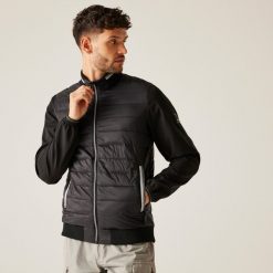 Kurtka turystyczna hybrydowa męska Brennon. Fioletowe kurtki Regatta, m, bez wzorów, z poliamidu, bez kaptura. Za 149.99 zł.