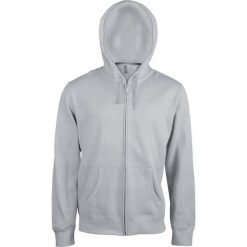Bluza z kapturem na zamek błyskawiczny Kariban. Niebieskie bluzy z kapturem KARIBAN, m, bez wzorów, z bawełny, z kapturem. Za 219.00 zł.