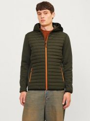 Jack & Jones Kurtka softshellowa w kolorze granatowo-pomarańczowym rozmiar: S. Zielone kurtki outdoor i hardshell Jack & Jones, s, bez wzorów, bez kaptura. Za 101.70 zł.