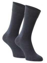 FALKE Skarpety pakowane po 2 szt. Mężczyźni Bawełna niebieski, 47-50. Niebieskie skarpety Falke, bez wzorów, z bawełny. Za 69.95 zł.