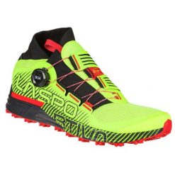 Buty trailowe męskie La Sportiva Cyklon. Zielone buty do biegania La Sportiva, bez wzorów, z materiału, bez zapięcia, do biegania. Za 918.00 zł.