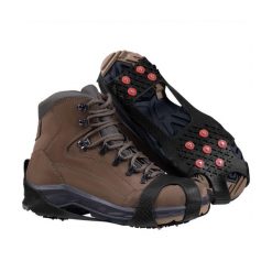Nakładki zimowe Alpinus Hrebienok M/L 38-42. Czarne buty trekkingowe Alpinus, na zimę, bez wzorów, bez zapięcia. Za 39.00 zł.