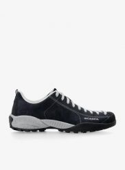 Buty outdoor męskie Scarpa Mojito Re-Shoes. Czarne trekkingi Scarpa, bez wzorów, ze skóry, bez zapięcia. Za 670.99 zł.