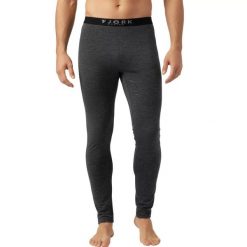 Męskie legginsy termoaktywne ze 100% wełny merynosów - Finn 210. Szare bielizna termoaktywna FJORK MERINO, na zimę, m, bez wzorów, z wełny, bez ramiączek, narciarskie. Za 479.00 zł.