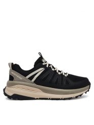Skechers Trekkingi Switch Back-Venture Seeker 237686/BKTP Czarny. Czarne buty trekkingowe Skechers, bez wzorów, z materiału, bez zapięcia. Za 249.99 zł.