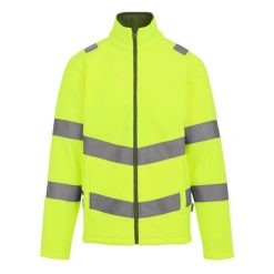 Męska Kurtka Pro Contract Thor HiVis Fleece Jacket. Żółte kurtki Regatta, m, bez wzorów, bez kaptura. Za 121.99 zł.